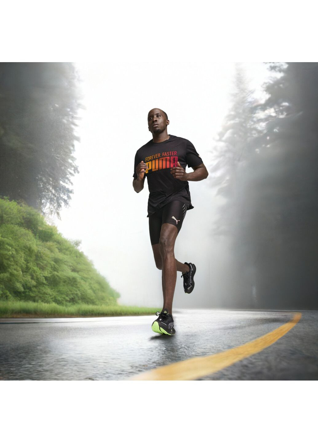 Черные всесезонные кроссовки velocity nitro™ 3 gtx running shoes men Puma