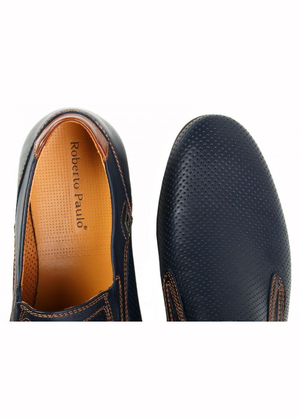 Туфлі 7162507 40 колір темно-синій Roberto Paulo (298578437)