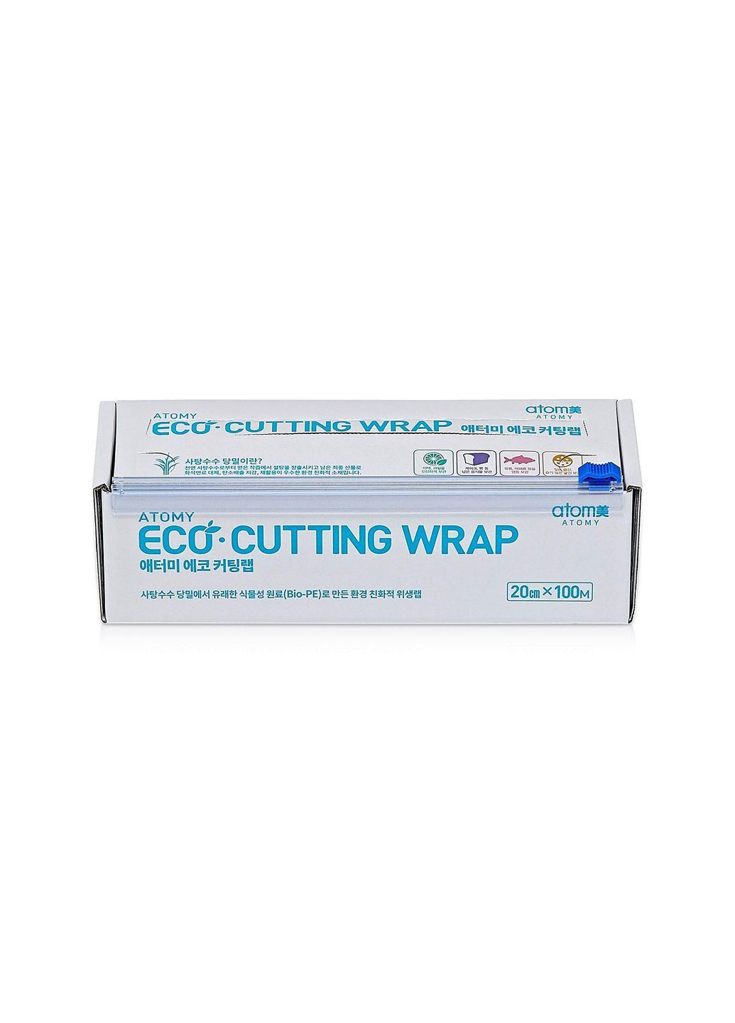 Харчова плівка Атомі. 20 см. 100 м. eco cutting wrap. Корея. Atomy (302236018)