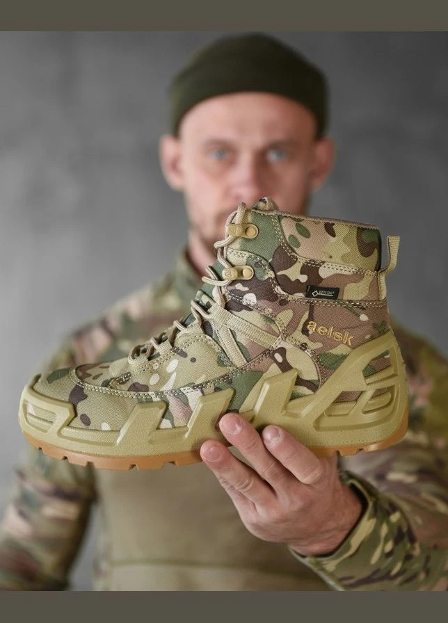 Тактичні черевики Aeisk Gore Tex Мультикам водонепроникні дихаючі легкі No Brand (315880681)
