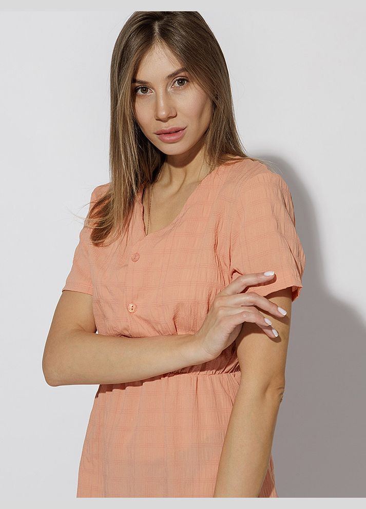 Персикова жіноча сукня колір персиковий cb-00219260 SHENAZ TEKSTIL