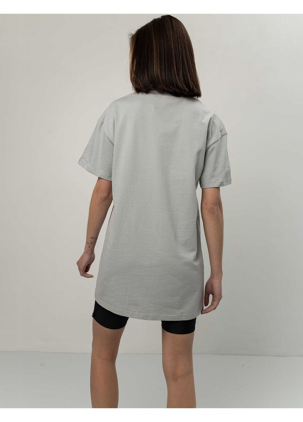 Серая унисекс футболка коттон (0011600sml3xl) Casual Trend №116