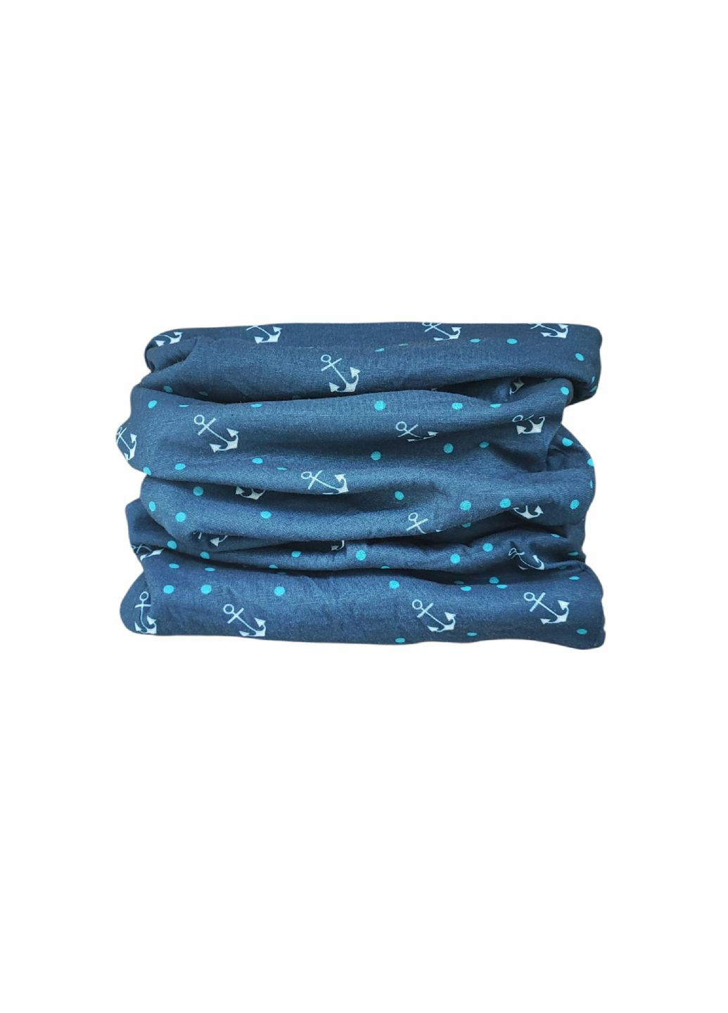 Детский шарф-снуд для мальчика на флисе Темно-синий (25101007) MH (364233151)