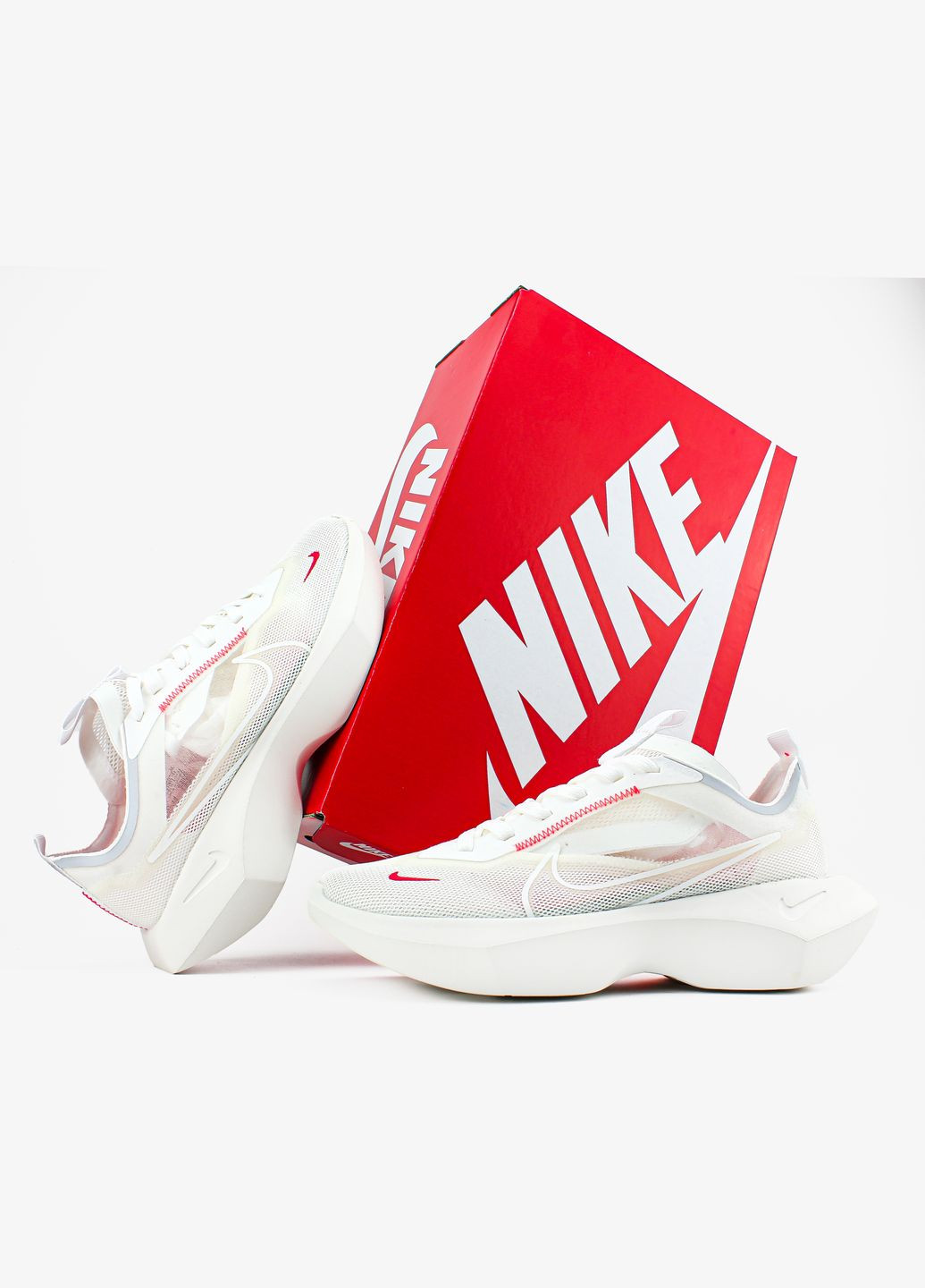 Кроссовки женские Nike Vista Lite White Red | Найк Виста Лайт белые No Brand белые демисезоны (338552362)