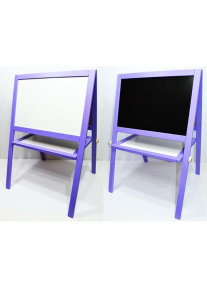 Мольберт детский "Игруша" магнитный двусторонний для магнитов, маркеров, мел 3в1, доска для рисования. Масяня (334727176)