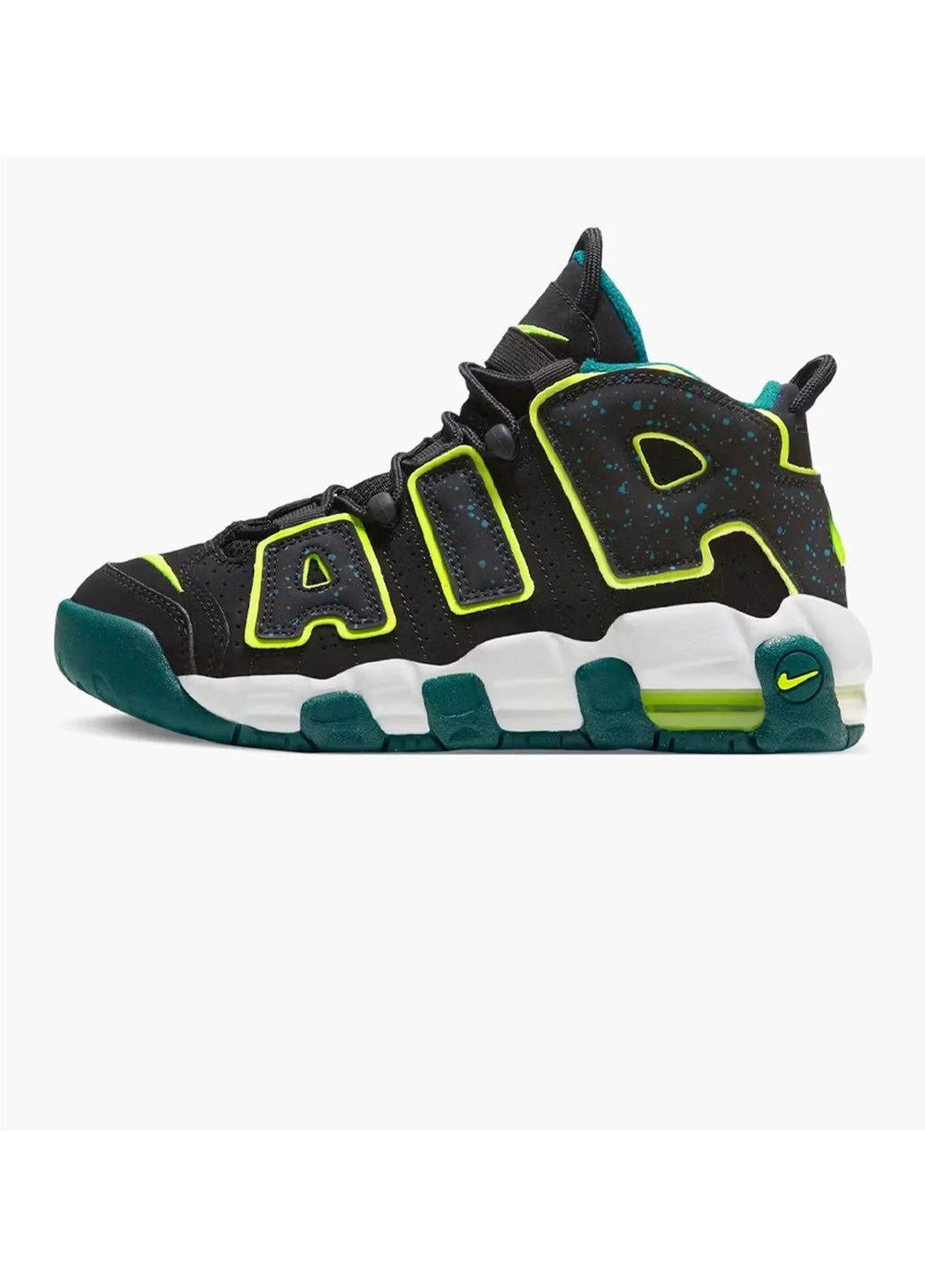 Кросівки жіночі Air More Uptempo Geode Teal Gs Black DZ2809-001 Nike чорні (364836758)