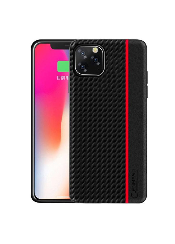 Чехол накладка Primo Cenmaso для Apple iPhone 11 Pro Max Black&Red Primolux (262296592)