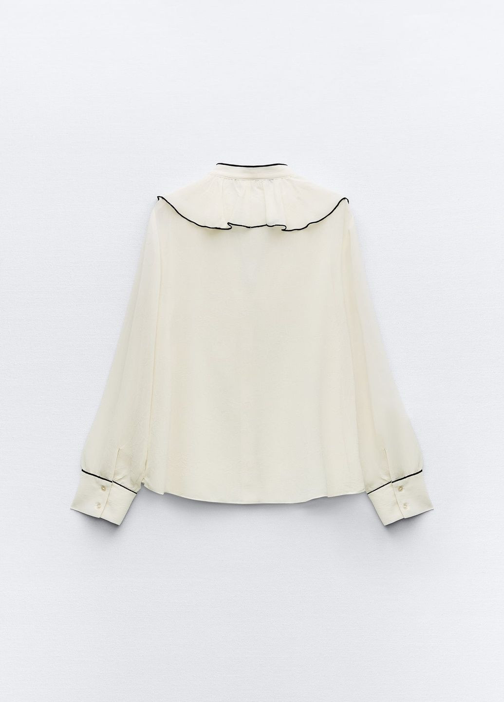 Молочная демисезонная блузка Zara