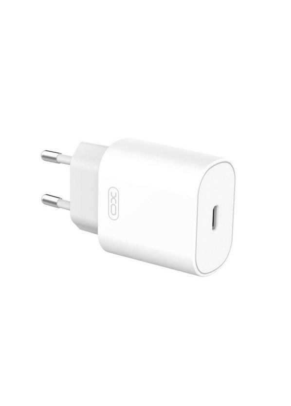 Сетевое зарядное устройство L91 25W TYPEC fast charger + Lightning cable White XO (301468136)