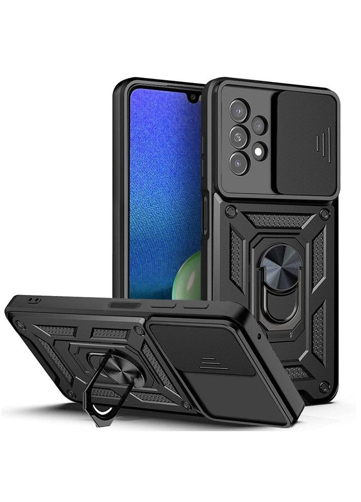 Протиударний чохол для Galaxy A13 Чорний магніт кільце Samsung (322212430)