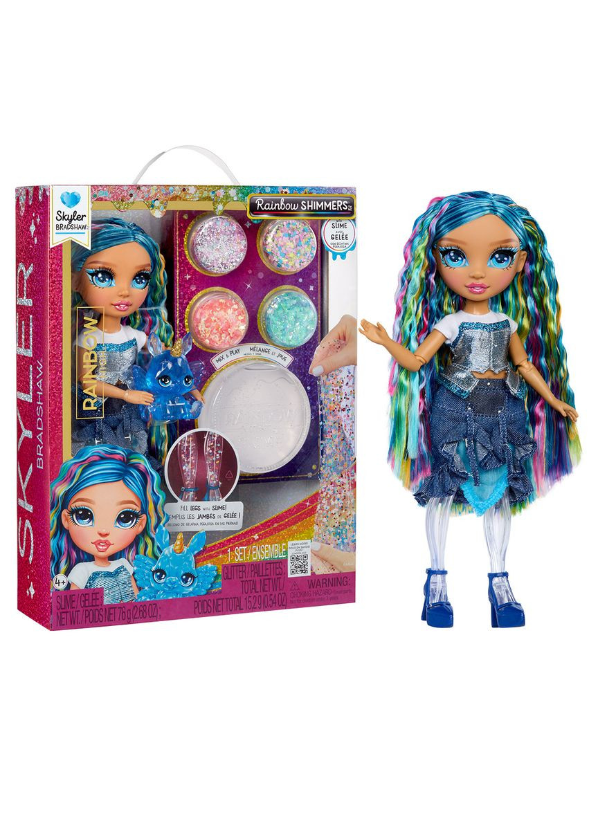 Игровой набор с куклой серии Rainbow Shimmers - Скайлер Rainbow High (364873832)