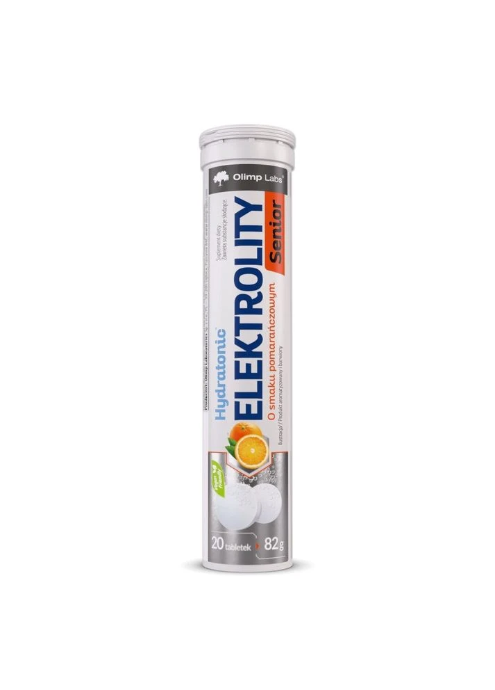 Электролиты Hydratonic Elektrolity Senior, 20 шипучие таблетки - Апельсин Olimp Sport Nutrition (401013612)