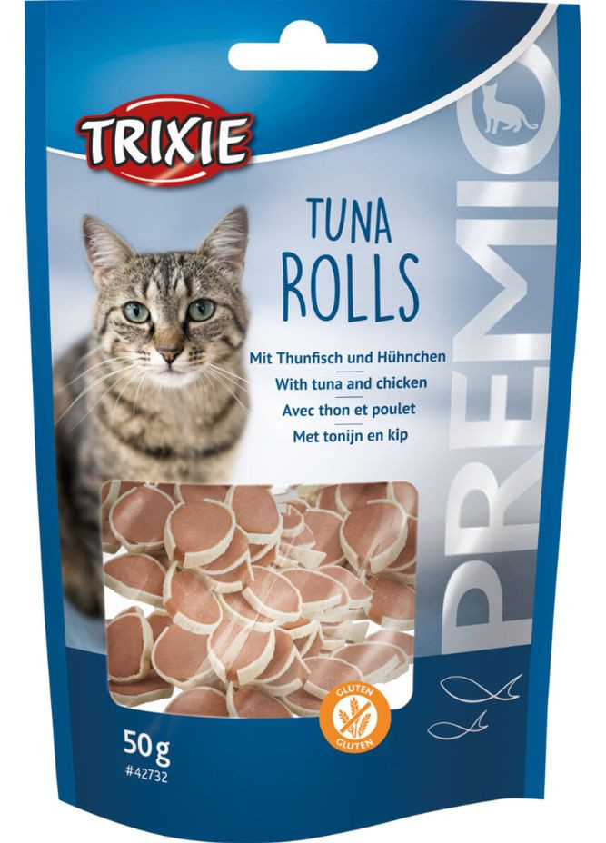 Ласощі для кішок Premio тунець Tuna Rolls 42732 50 гр Trixie (269695993)