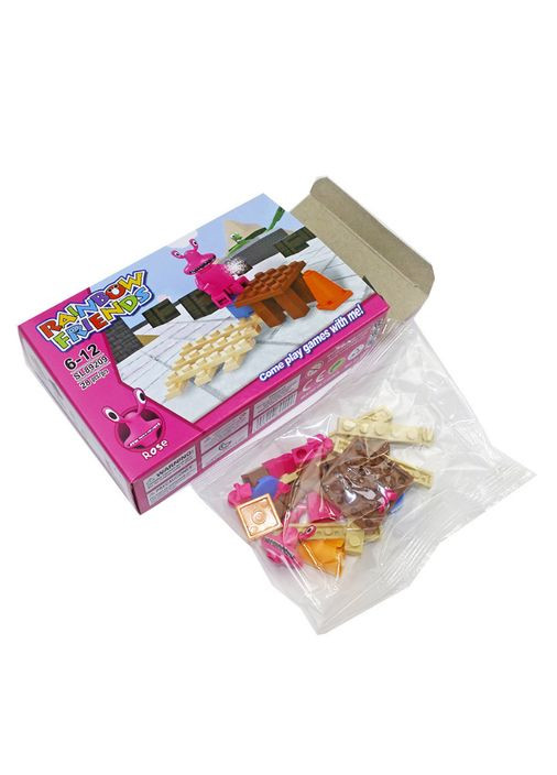 Дитячий конструктор набір фігурок Rainbow Friends іграшкові фігурки Райдужні друзі 6 коробочок Diy (317585137)