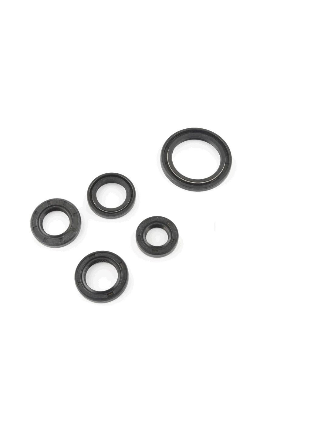 Сальники (набор) Delta, Alpha (5шт) (18,9x30x5; 13,7x24x5; 17x29x5; 12x21x4; 30x42x4,5) Flash (370176631)