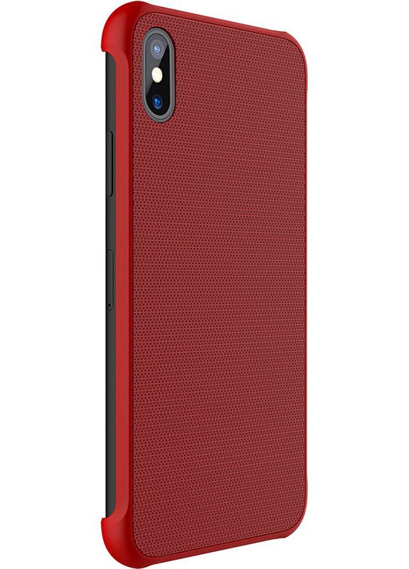 Чехол-накладка Tempered Magnet Case Apple iPhone X Red Nillkin (301781797)
