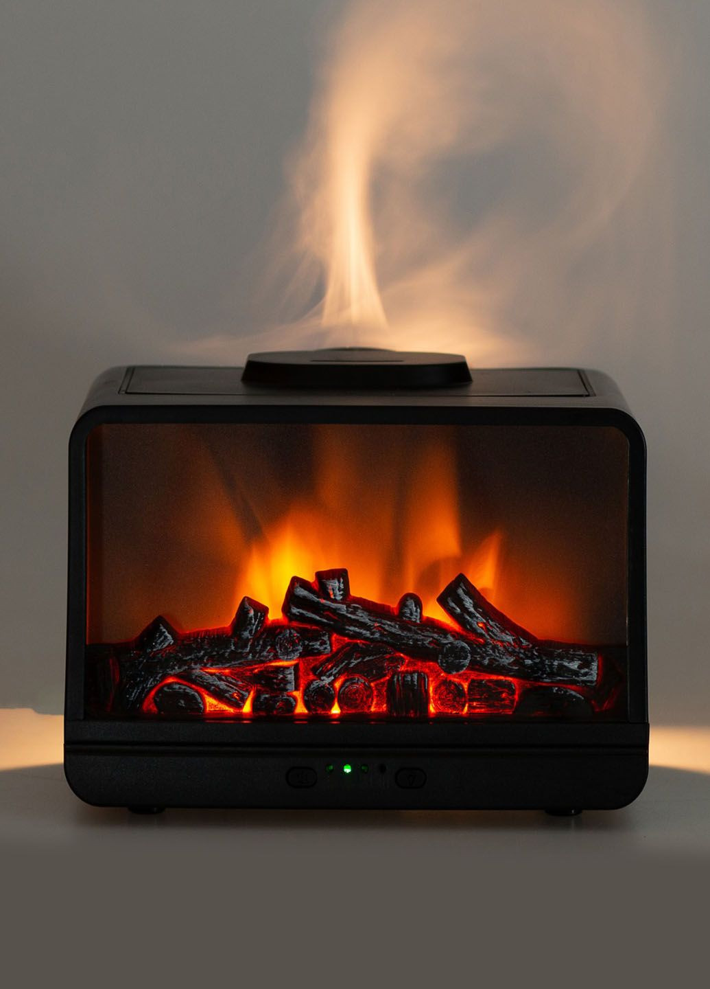 Ультразвуковой увлажнитель воздуха ночник и аромадифузор 3 в 1 Flame fireplace Камин с подсветкой 300 мл Good Idea (285895932)