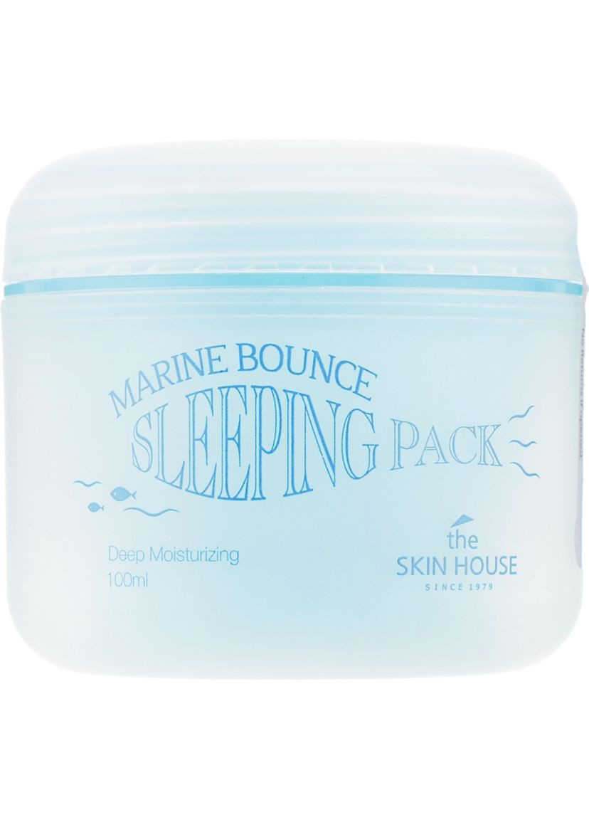 Ночная маска с морским коллагеном Marine Bounce Sleeping Pack 100ml (605163-9484) The Skin House (368657605)
