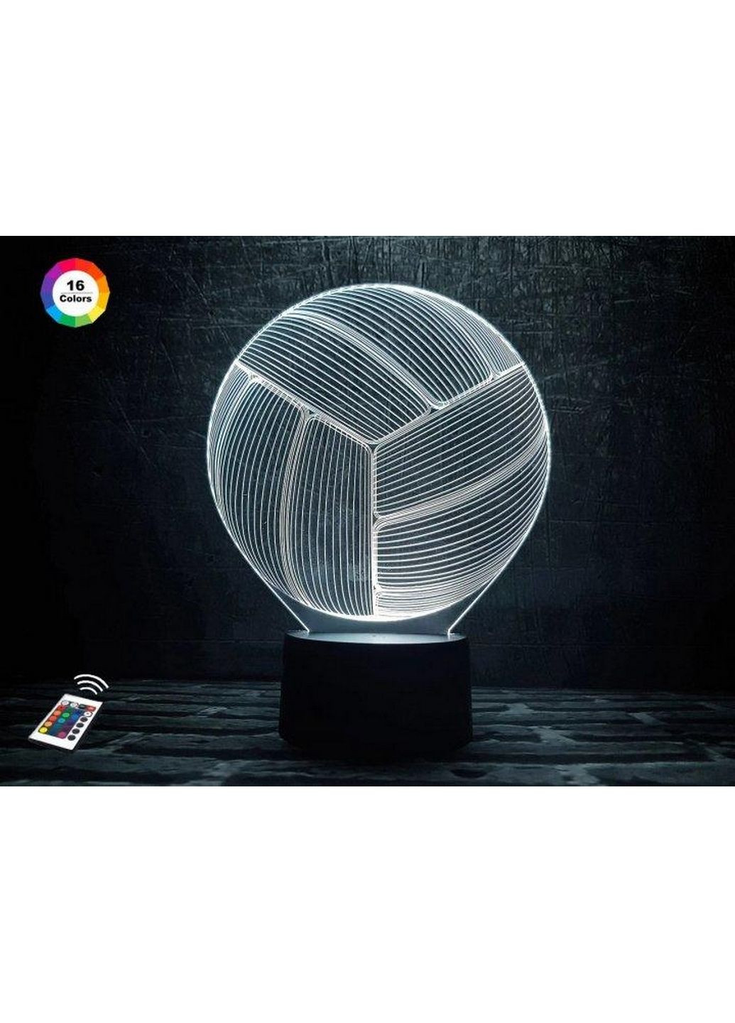 3D ночник-светильник "Волейбольный мяч" 3DTOYSLAMP (279326377)