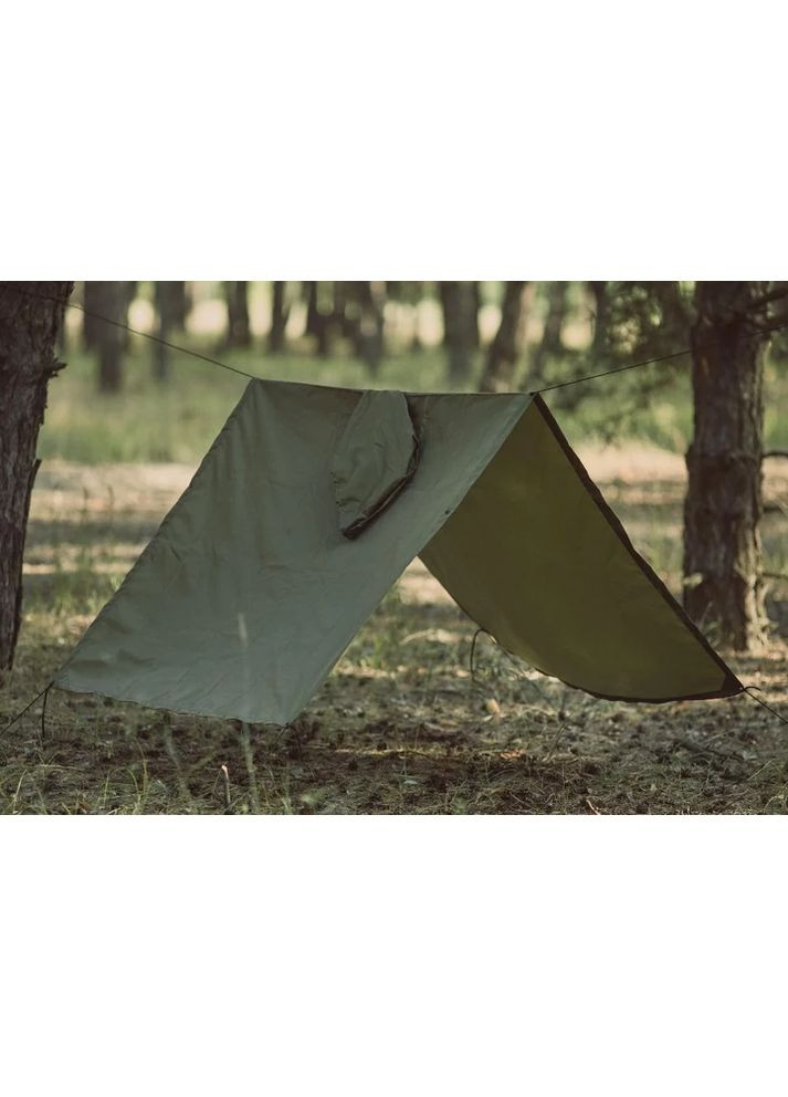 Армійський дощовик для військових, тактиний пончо водонепронекний, намет накидка військова Mil-Tec (361669246)