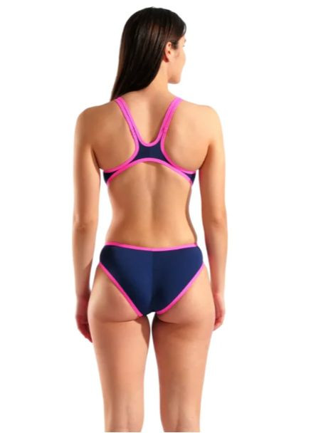 Синій літній жіночий купальник для плавання one biglogo one piece (001198-790) розмір Arena