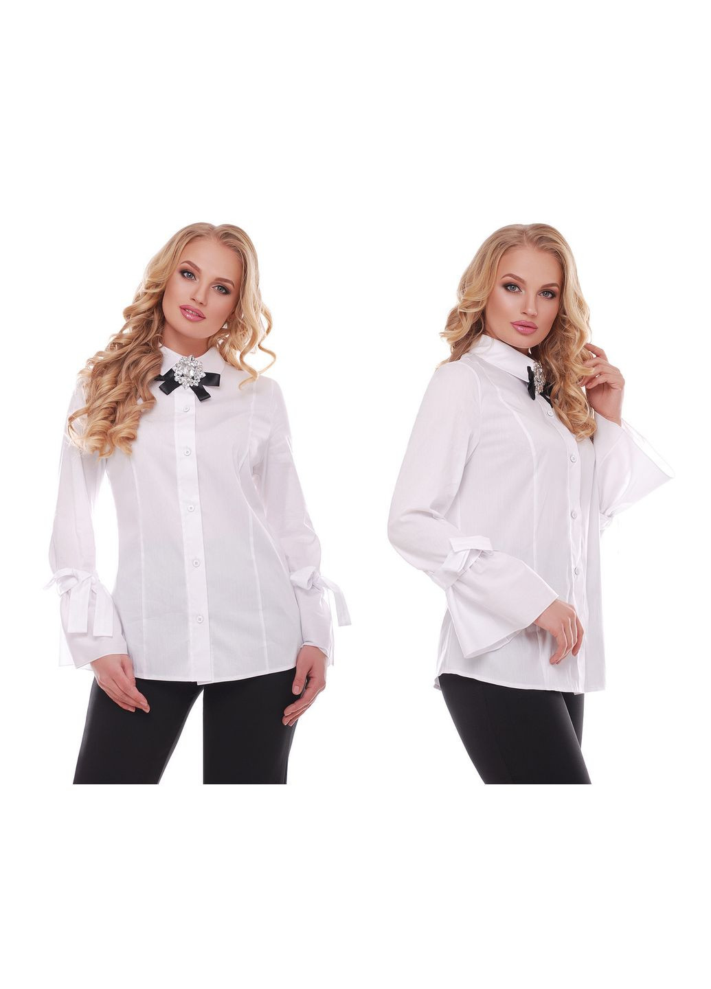 Блуза Агата Біла 0172 Vlavi (347146155)