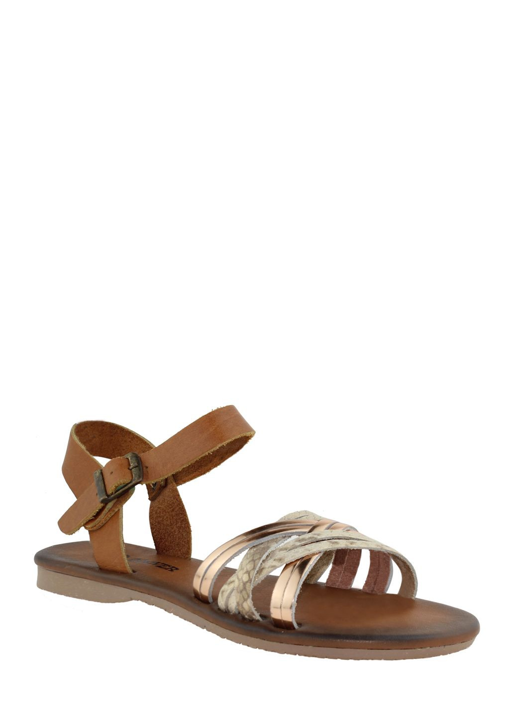 Коричневые босоножки g105.12 коричневый Goover