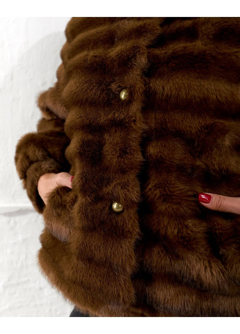 Короткая шубка из искусственной норки KVAN (362039435)