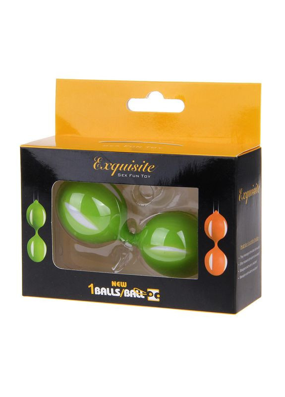 Вагінальні кульки для зміцнення м'язів піхви.Шари Кегелю.Салатові. No Brand (340458495)