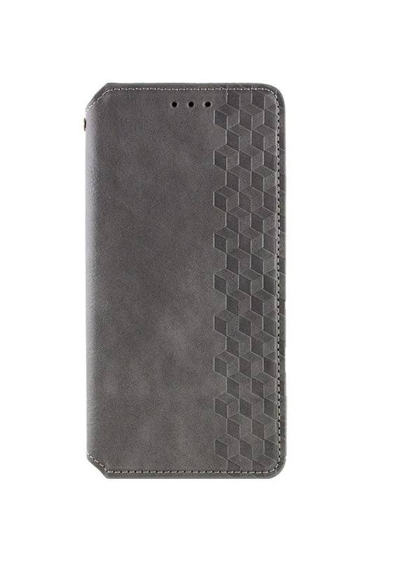 Чехол-книга для смартфона для Xiaomi Redmi 13C 4G/POCO С65 (RUBICXi13CGrey) No Brand Rubic Leather (370650028)