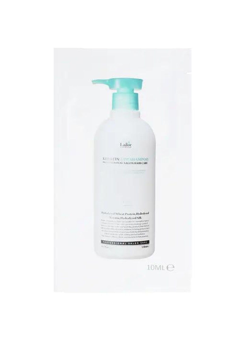 Кератиновий шампунь для волосся з комплексом амінокислот Keratin LPP Shampoo PH 6.0 10 мл La'dor (331812551)