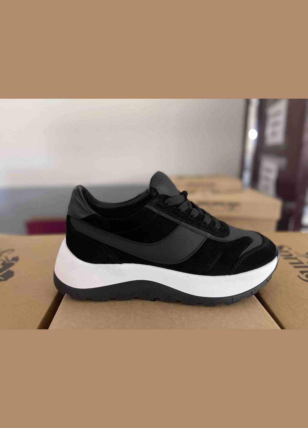 Кросівки жіночі Springer чорні демісезони (301524950)