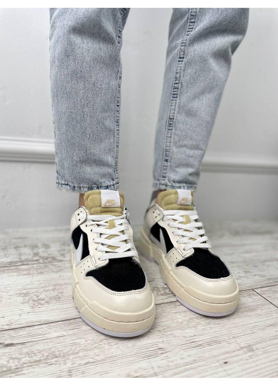Білі Осінні кросівки чоловічі nike dunk disrupt «pale ivory» найк сб данк No Brand