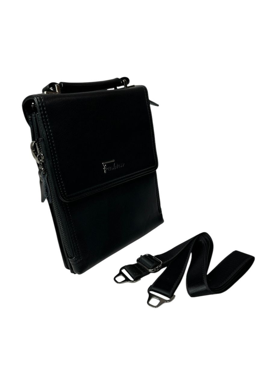 Чоловіча сумка з еко-шкіри Fashion S8101-4 чорна 25 x 20 x 5 No Brand (371682356)