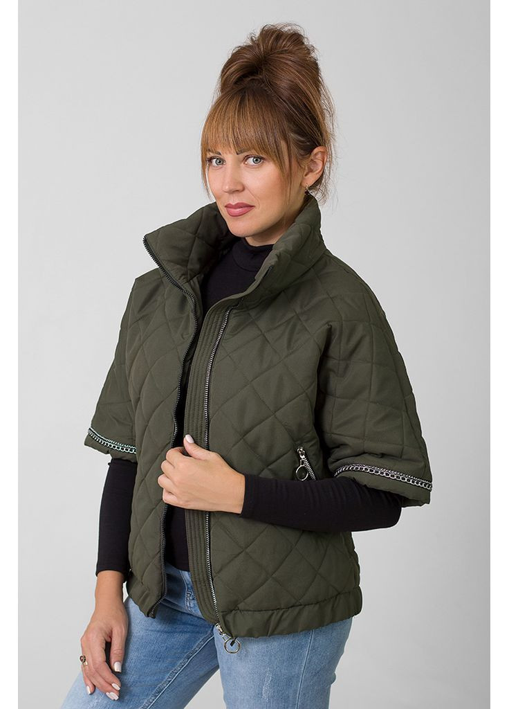 Оливкова (хакі) демісезонна куртка Zemal