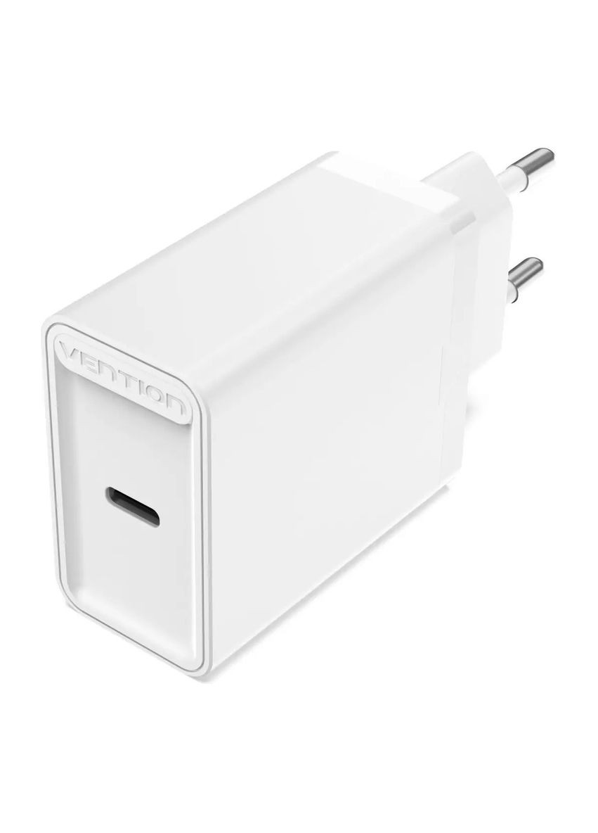 Мережевий зарядний пристрій USB Type C + QC4.0 (20W) White (FADW0-EU) Vention (370620182)
