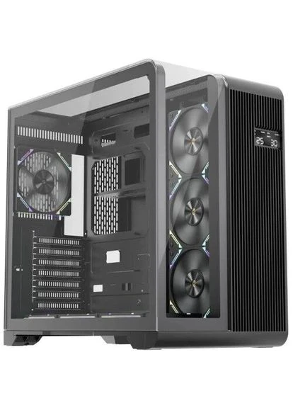 Корпус RT7,, без БП, Midi Tower, для ATX / Micro ATX / Mini ITX, 1xType-C / 2xUSB 3.0, макс. CPU - 157 мм / VGA - 410 мм, боковая 1STPLAYER (395345961)