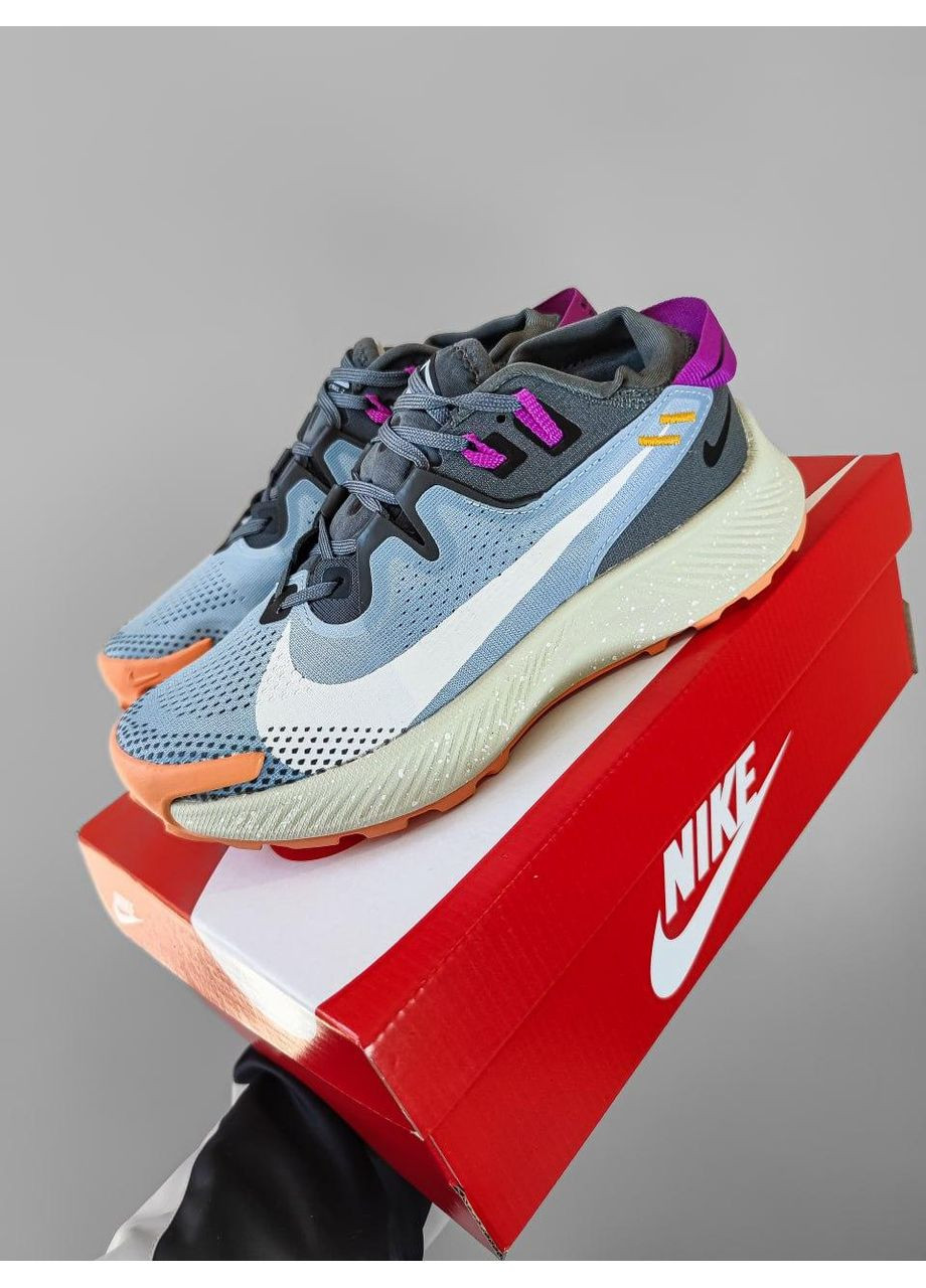 Белые демисезонные кроссовки мужские nike pegasus trail 2 blue найк пегасус треил No Brand