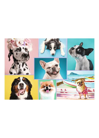Пазли "Милі собачки" 1500 елементів 85х58 см 26186 Trefl (356504996)