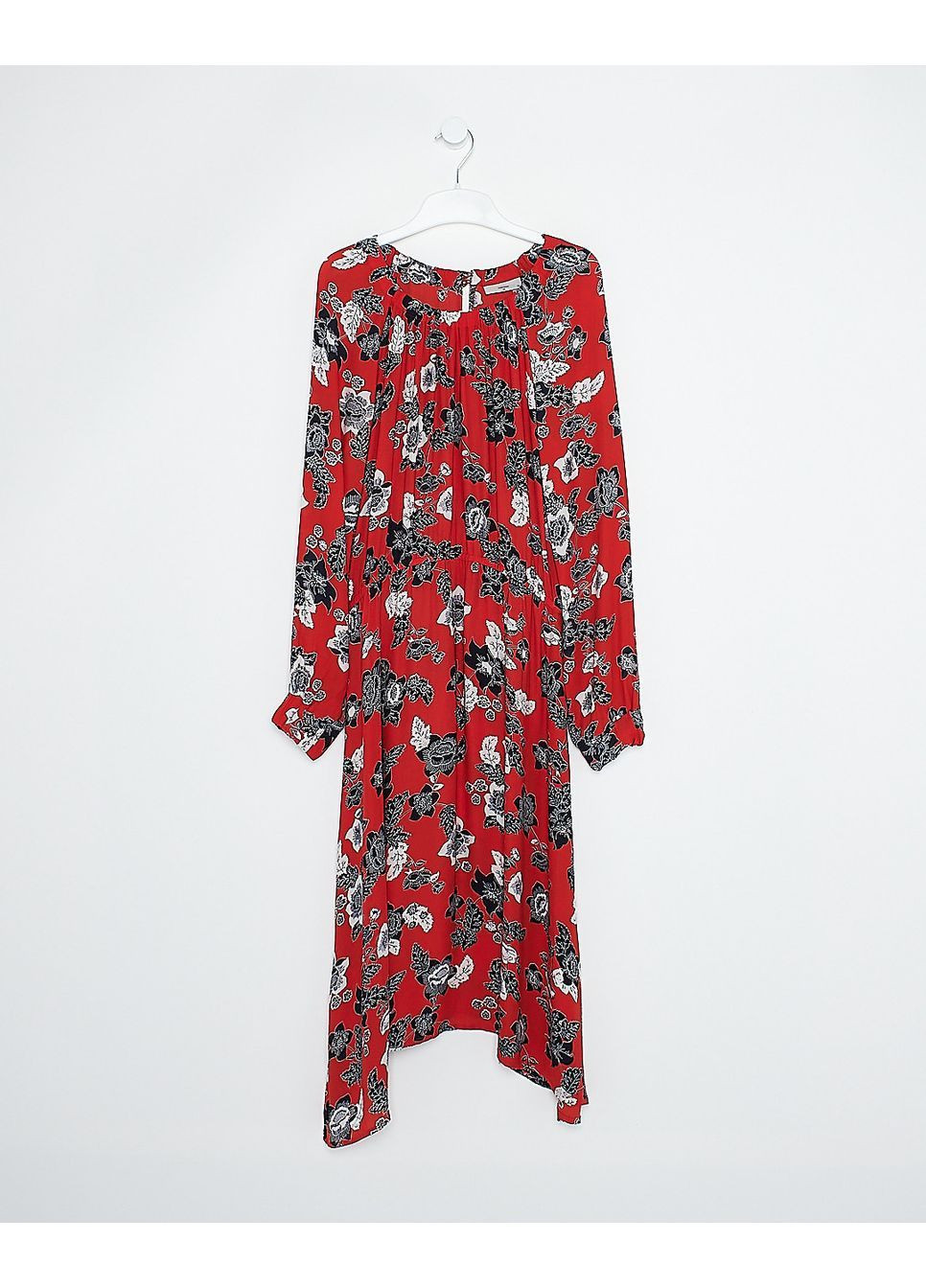 Красное платье демисезон,красный в цветы,lascana Minimum