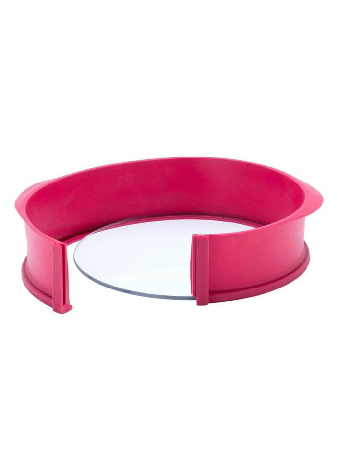 Форма силіконова кругла 26 * 7см зі скляним дном 7757 Kamille (296911065)