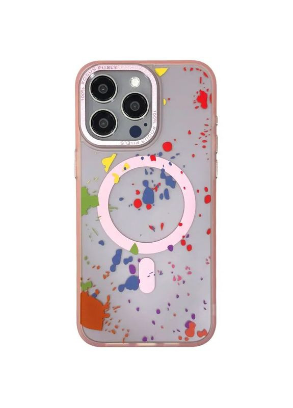 Чехол TPU+PC Flush with MagSafe для Apple (6.7") Baby pink Epik iPhone 15 Pro Max (302239219)