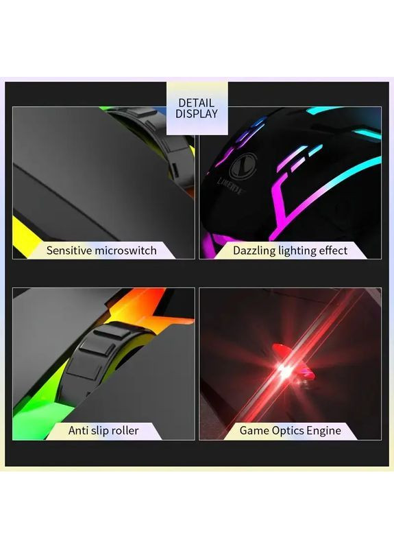 Проводная USB оптическая мышь 2 кнопки. No Brand (365814681)