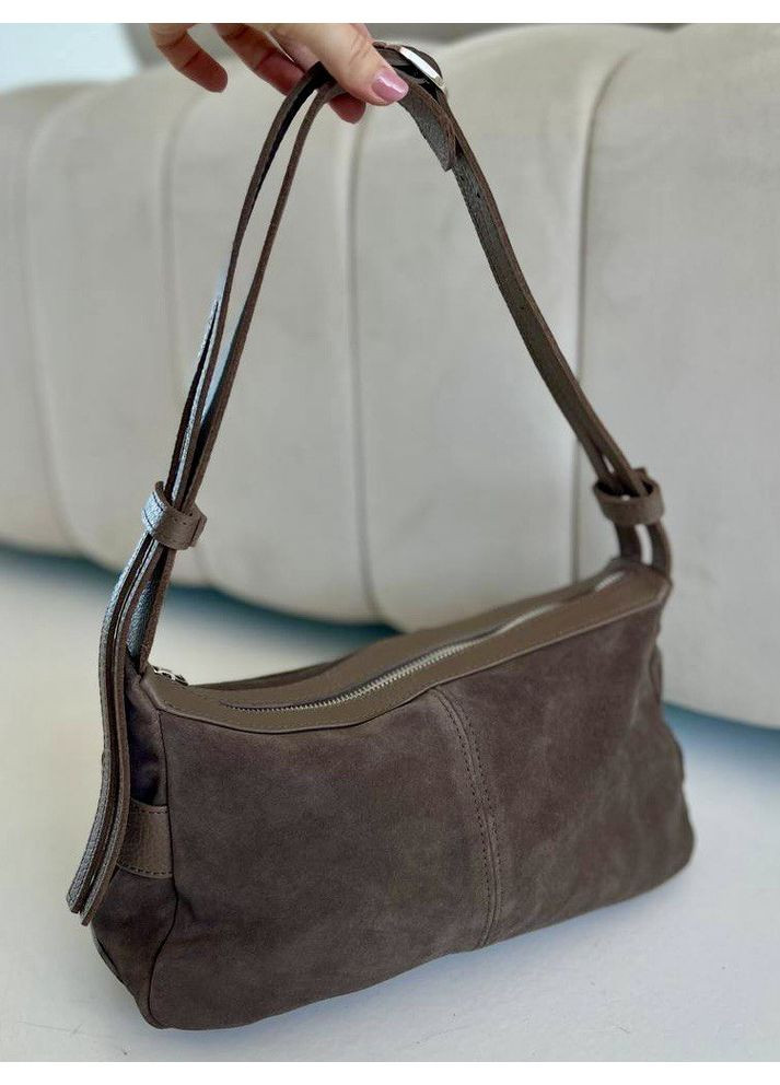 Сумка крос-боді жіноча шкіряна середня темно-бежева 1820 207-4222 ARTiS Bags Сумка (362264201)