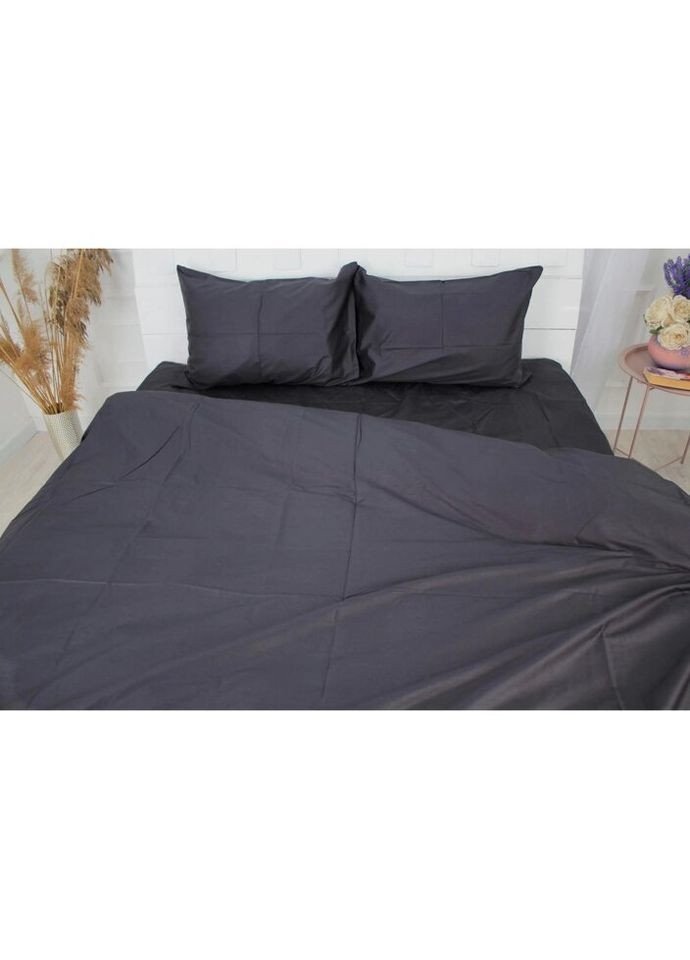 Постельное белье Сатин Premium Iron 0240 Grey 160х220 (2200001479227) Mirson (280433060)