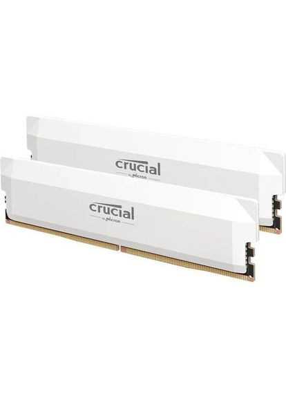 Память для настольных компьютеров 32 GB (2x16GB) DDR5 6000 MHz Pro Overclocking White (CP2K16G60C36U5W) Crucial (319534308)