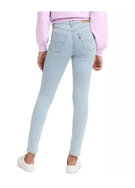 Жіночі джинси 721, короткі, вузькі з високою посадкою,голубий, розмір W27 - L30 slim fit Levi's - (370441988)