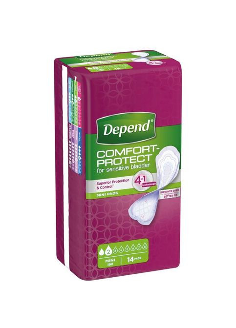 Прокладки Depend Comfort-Protect Mini Pads 14 шт. (268142781)