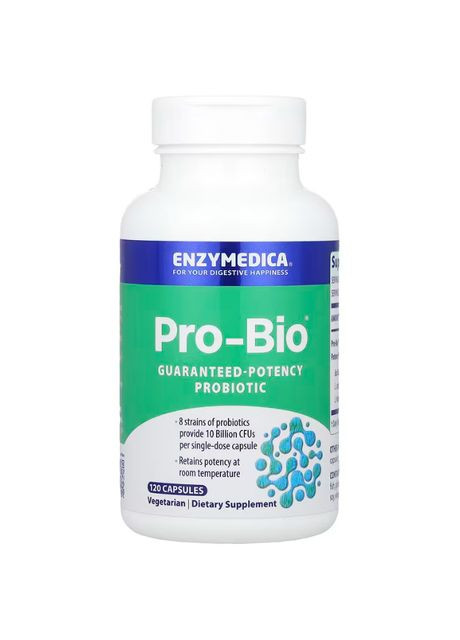 Пробиотик гарантированного действия, Guaranteed Potency Probiotic, 120 капсул Enzymedica (367990012)