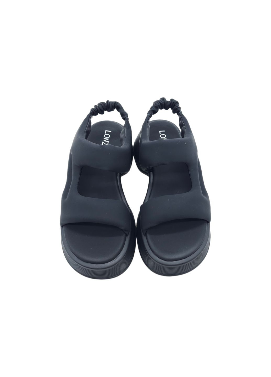 Жіночі босоніжки чорні екошкіра L-10-55 23 см (р) Lonza (292401572)